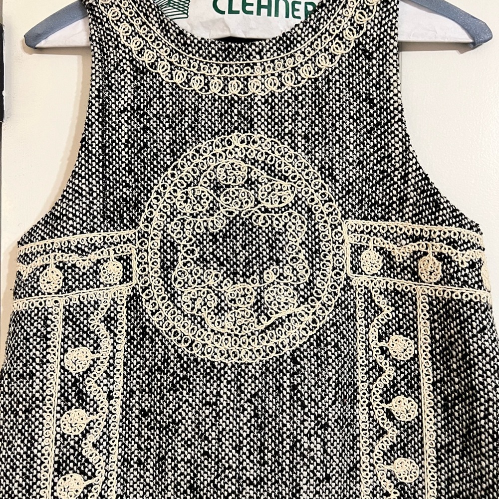 Vintage Freeway wool embroidery dress - Picture 6 of 11